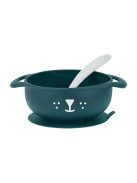 Kit TAST'ISY Dog (szilikon mély tál tapadókoronggal + etetőkanál)  KUTYA