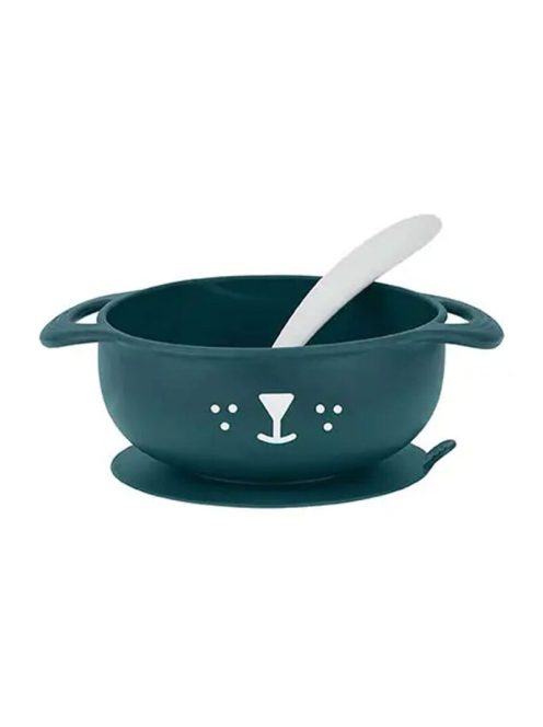 Kit TAST'ISY Dog (szilikon mély tál tapadókoronggal + etetőkanál)  KUTYA