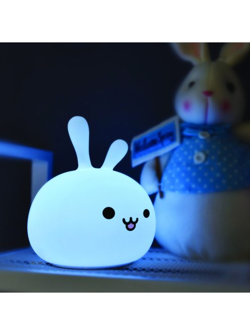 GIO Bunny éjjeli lámpa színváltós
